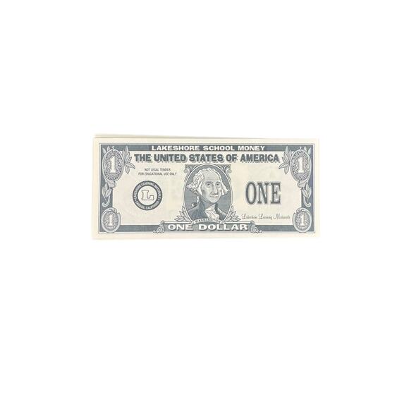 Lakeshore Allowance Educational Game Replacement Part Paper Money - Picture 1 of 2